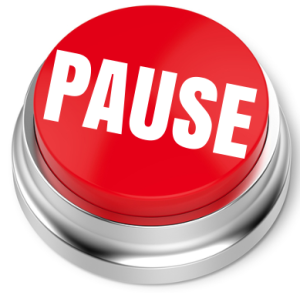 How to change your thoughts: pause