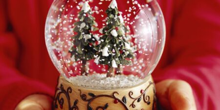 A snow globe helps us visualize how to settle the chaos. It is a common mindfulness practice.